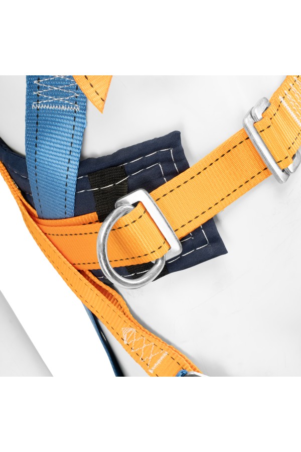 Удерживающе-страховочная привязь, модель УСП II, наплечные и набедренные лямки, высокий кушак Сибртех