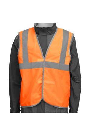 Жилет сигнальный, оранжевый, размер XXL Сибртех