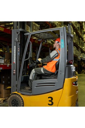 Жилет сигнальный, оранжевый, размер XXL Сибртех