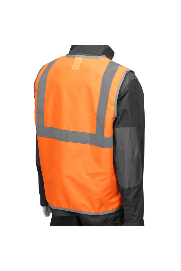 Жилет сигнальный, оранжевый, размер XXL Сибртех