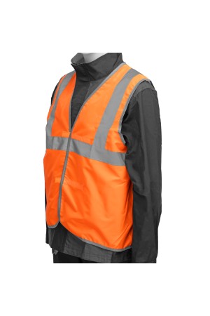 Жилет сигнальный, оранжевый, размер XXL Сибртех