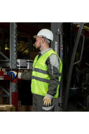 Жилет сигнальный, желтый, размер XL Сибртех