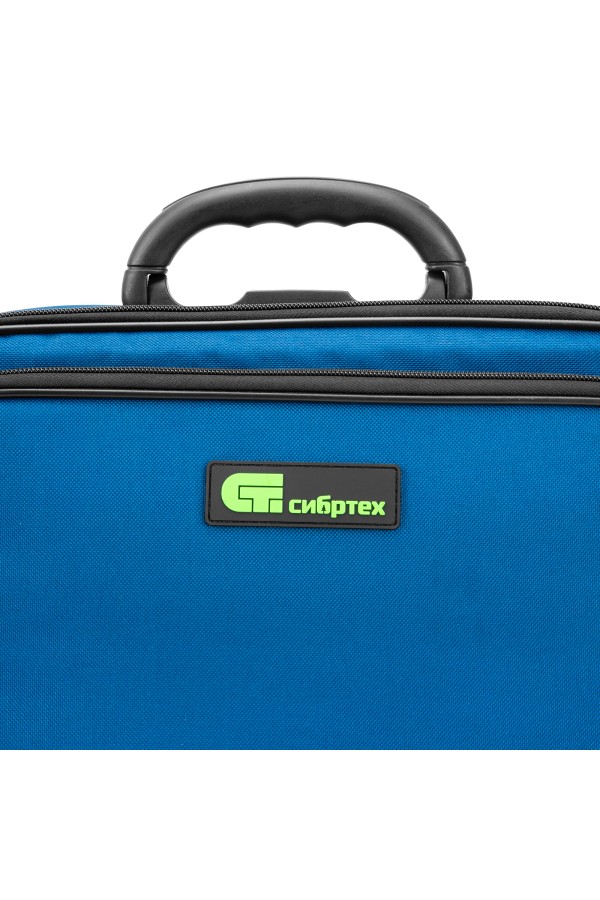 Кейс монтера, 365х300х110 мм, 10 карманов, наплечный ремень Сибртех