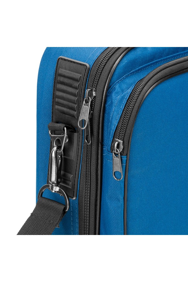 Кейс монтера, 365х300х110 мм, 10 карманов, наплечный ремень Сибртех