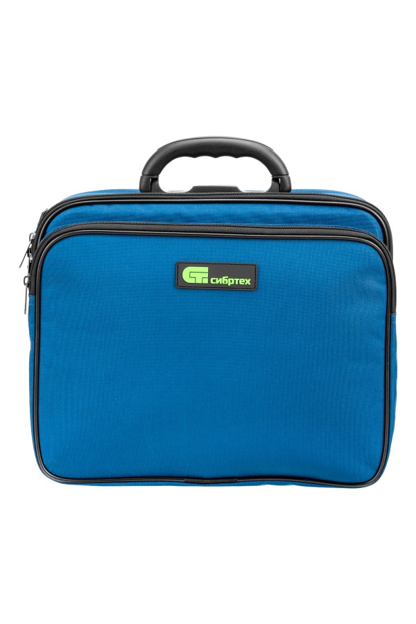 Кейс монтера, 365х300х110 мм, 10 карманов, наплечный ремень Сибртех