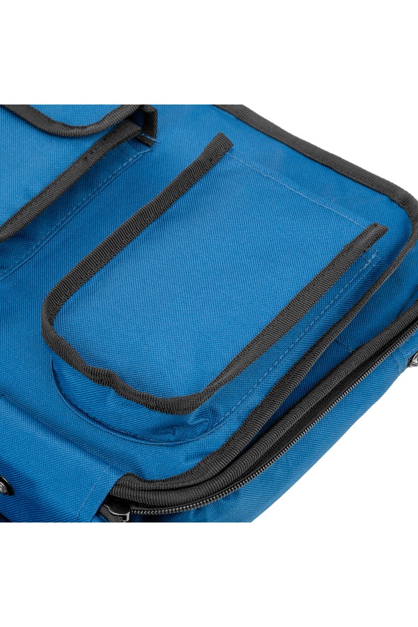 Кейс монтера, 365х300х110 мм, 10 карманов, наплечный ремень Сибртех