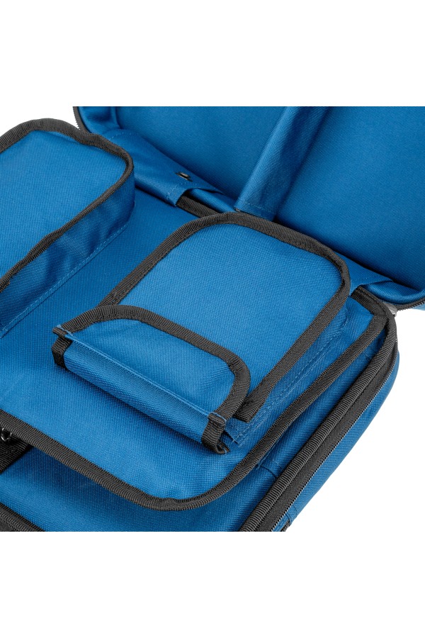 Кейс монтера, 365х300х110 мм, 10 карманов, наплечный ремень Сибртех