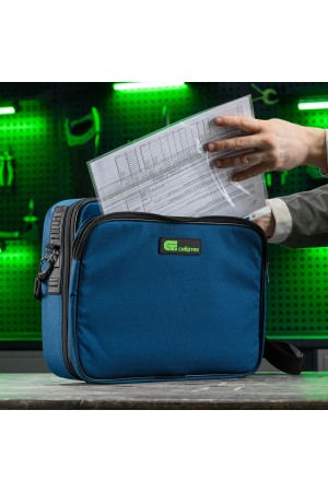 Кейс монтера, 365х300х110 мм, 10 карманов, наплечный ремень Сибртех