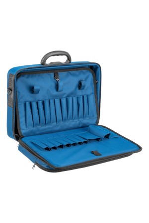 Кейс монтера, 470х340х110 мм, 25 карманов, наплечный ремень Сибртех