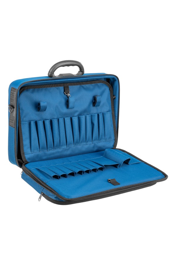 Кейс монтера, 470х340х110 мм, 25 карманов, наплечный ремень Сибртех