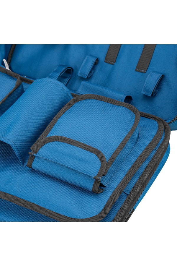 Кейс монтера, 470х340х110 мм, 25 карманов, наплечный ремень Сибртех