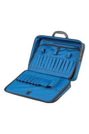 Кейс монтера, 470х340х110 мм, 25 карманов, наплечный ремень Сибртех