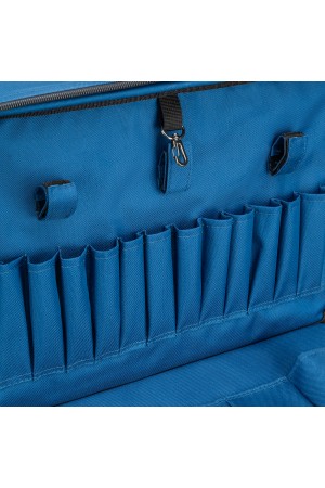 Кейс монтера, 470х340х110 мм, 25 карманов, наплечный ремень Сибртех