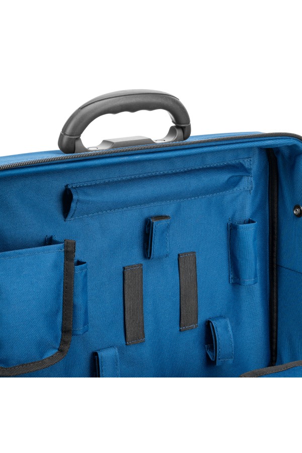 Кейс монтера, 470х340х110 мм, 25 карманов, наплечный ремень Сибртех