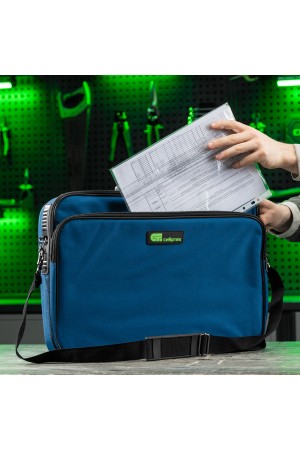 Кейс монтера, 470х340х110 мм, 25 карманов, наплечный ремень Сибртех