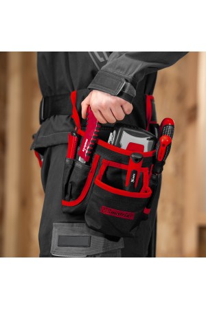 Сумка-пояс двойная, 20 карманов, держатель для молотка Matrix