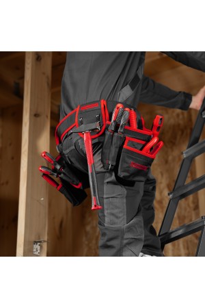 Сумка-пояс двойная, 20 карманов, держатель для молотка Matrix