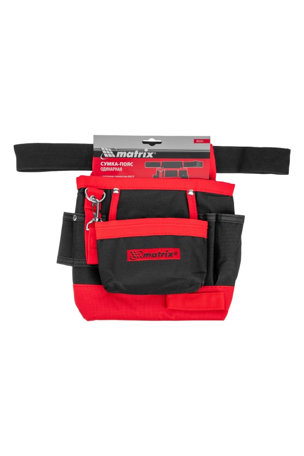 Сумка-пояс одинарная, 7 карманов Matrix