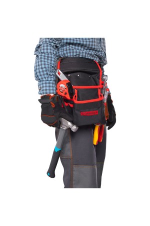 Подсумок поясной, 8 карманов, держатель для молотка, для клещей Matrix