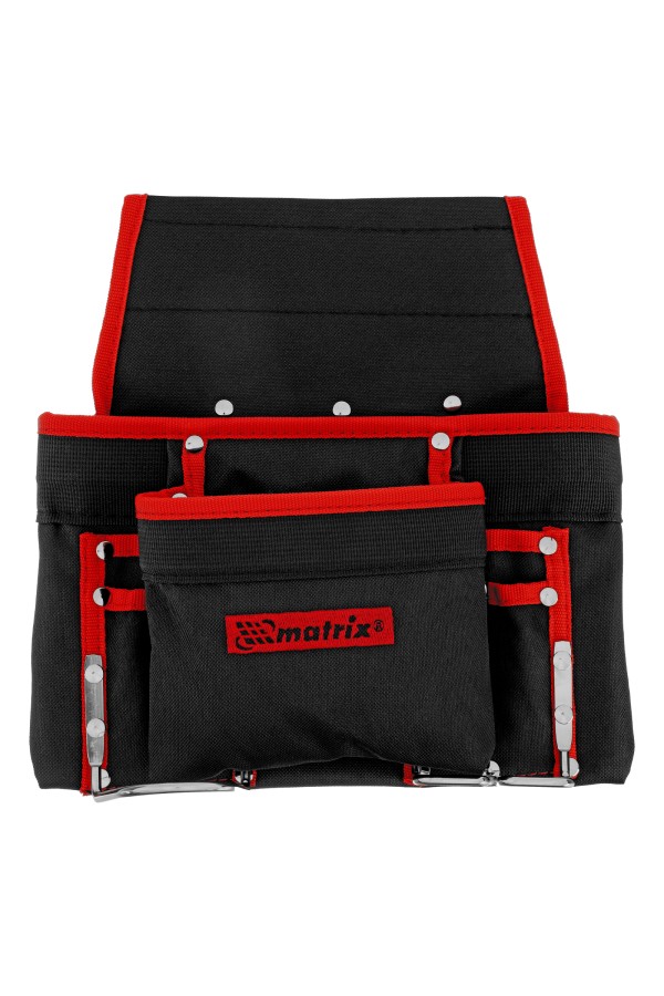 Подсумок поясной, 8 карманов, держатель для молотка, для клещей Matrix