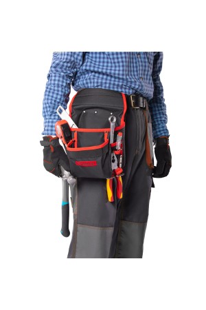 Подсумок поясной, 8 карманов, держатель для молотка, для клещей Matrix