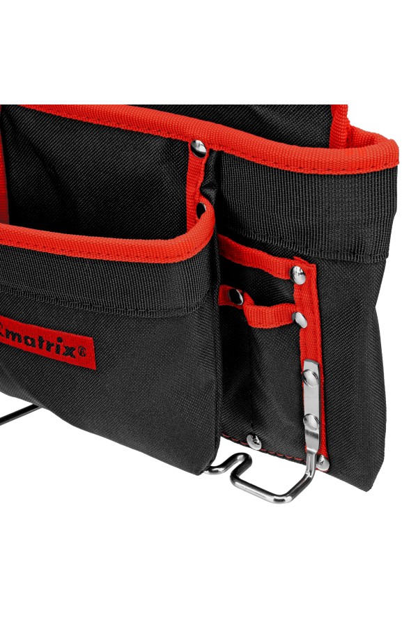 Подсумок поясной, 8 карманов, держатель для молотка, для клещей Matrix