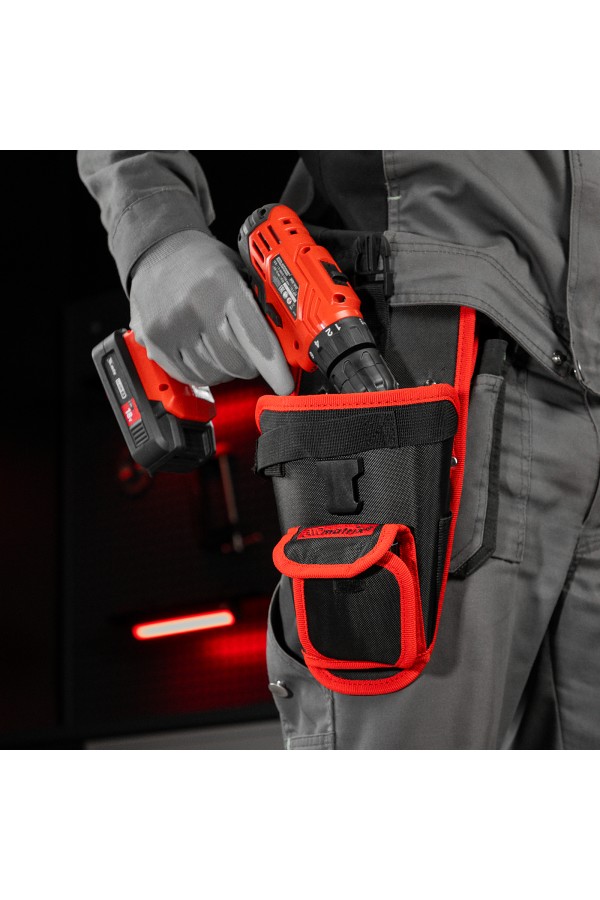 Кобура для шуруповерта с карманом для бит и сверл Matrix