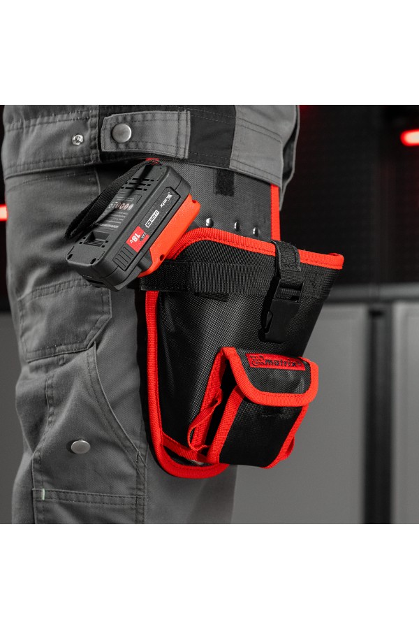 Кобура для шуруповерта с карманом для бит и сверл Matrix