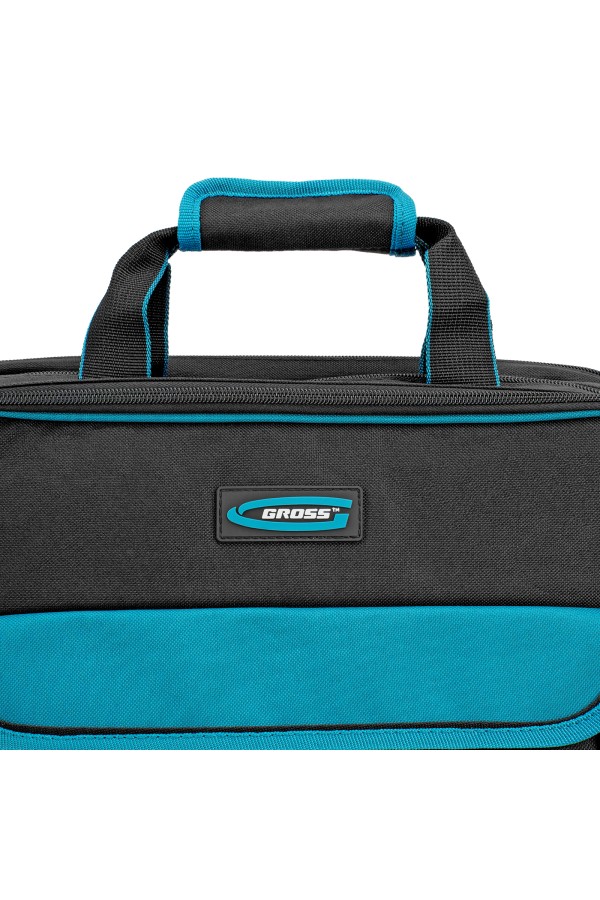 Сумка для инструмента Meister, 31 карман, отсек для ноутБука, наплечный ремень, 400 х 170 х 300 мм Gross