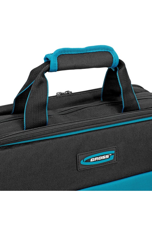 Сумка для инструмента Meister, 31 карман, отсек для ноутБука, наплечный ремень, 400 х 170 х 300 мм Gross