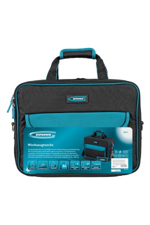 Сумка для инструмента Meister, 31 карман, отсек для ноутБука, наплечный ремень, 400 х 170 х 300 мм Gross