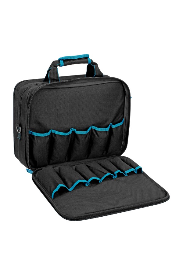 Сумка для инструмента Meister, 31 карман, отсек для ноутБука, наплечный ремень, 400 х 170 х 300 мм Gross