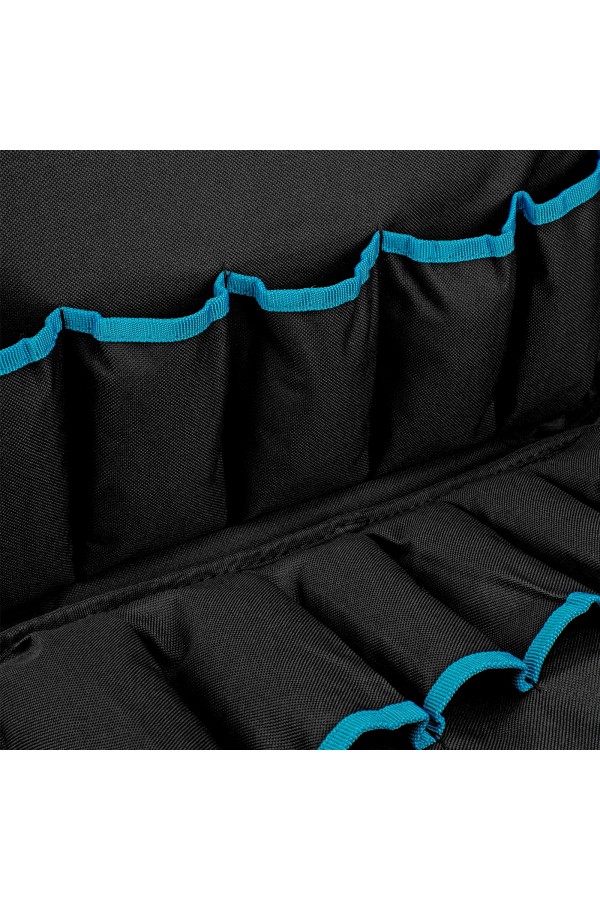 Сумка для инструмента Meister, 31 карман, отсек для ноутБука, наплечный ремень, 400 х 170 х 300 мм Gross