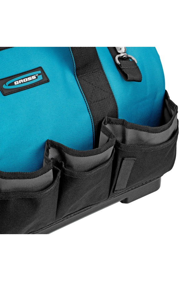 Сумка для инструмента HanD Werker, 42 кармана, дно пластик, наплечный ремень, 475 х 260 х 360 мм Gross