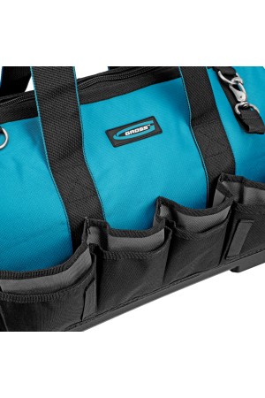 Сумка для инструмента HanD Werker, 42 кармана, дно пластик, наплечный ремень, 475 х 260 х 360 мм Gross