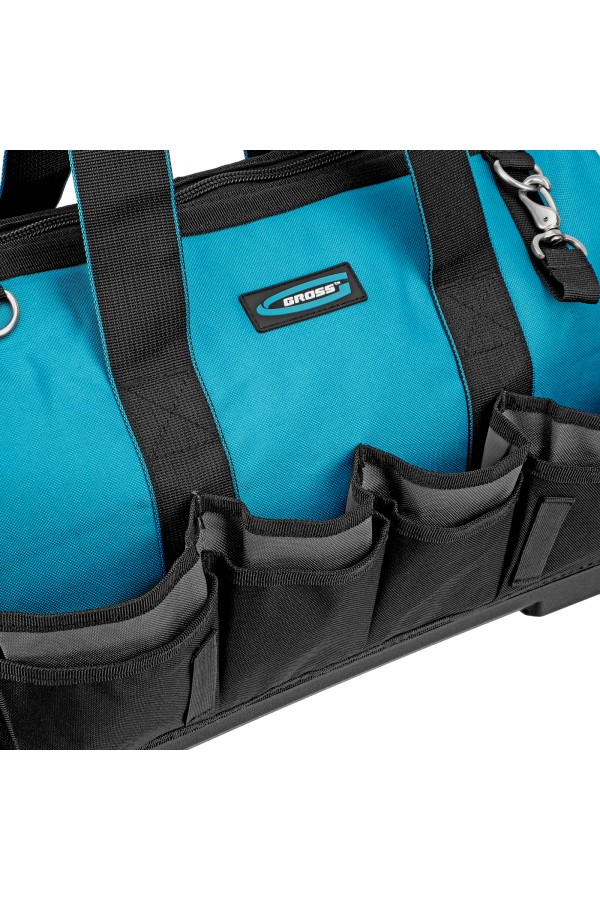 Сумка для инструмента HanD Werker, 42 кармана, дно пластик, наплечный ремень, 475 х 260 х 360 мм Gross