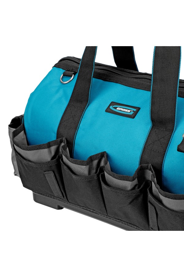 Сумка для инструмента HanD Werker, 42 кармана, дно пластик, наплечный ремень, 475 х 260 х 360 мм Gross