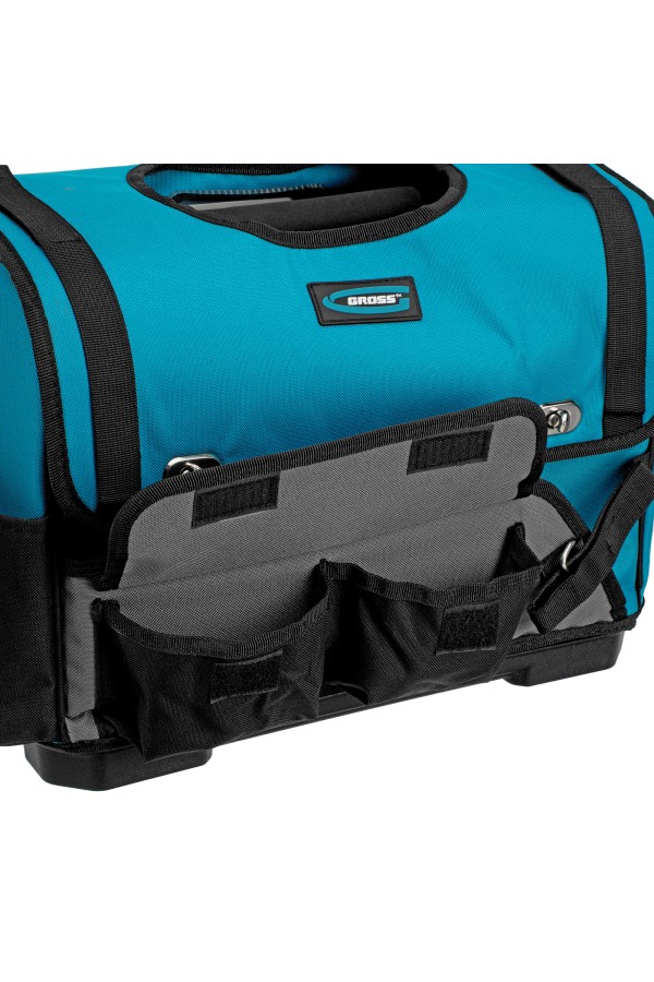 Переноска для инструмента, 400х225х300мм, пластиковое дно, наплечный ремень Gross