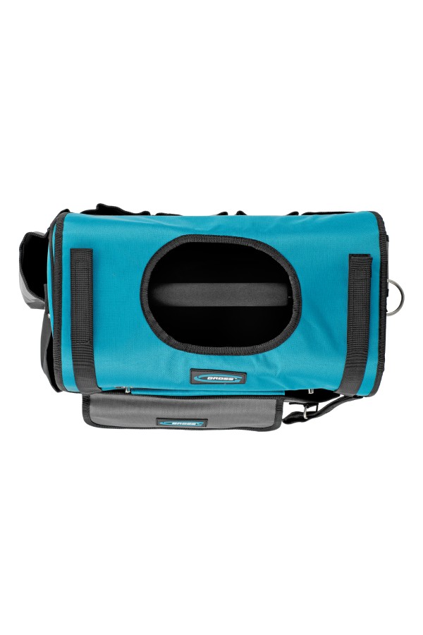 Переноска для инструмента, 400х225х300мм, пластиковое дно, наплечный ремень Gross