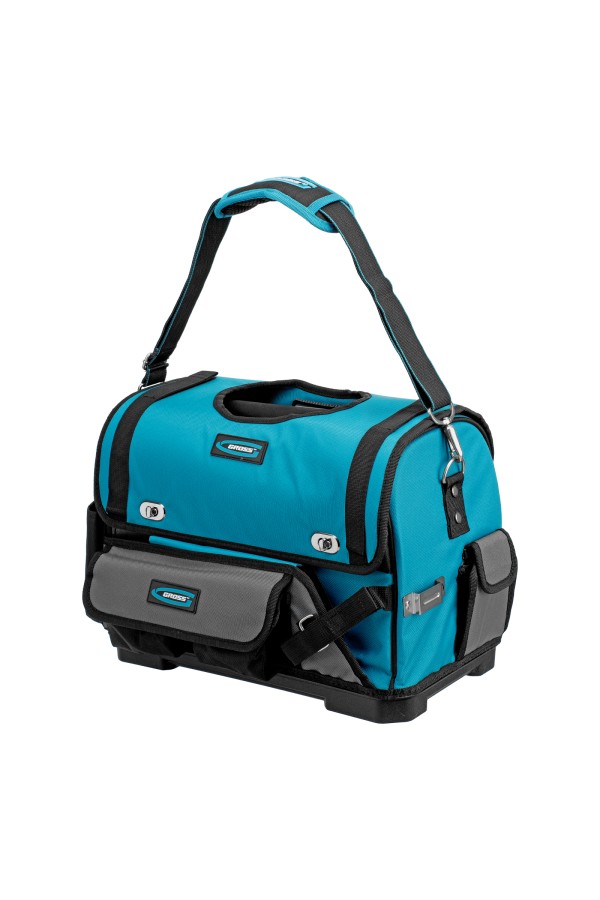 Переноска для инструмента, 400х225х300мм, пластиковое дно, наплечный ремень Gross