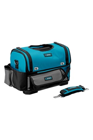 Переноска для инструмента, 400х225х300мм, пластиковое дно, наплечный ремень// Gross