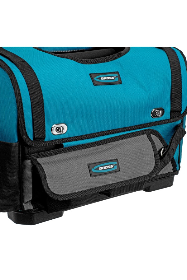 Переноска для инструмента, 400х225х300мм, пластиковое дно, наплечный ремень Gross