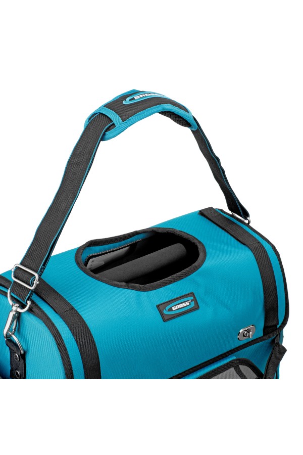 Переноска для инструмента, 400х225х300мм, пластиковое дно, наплечный ремень Gross