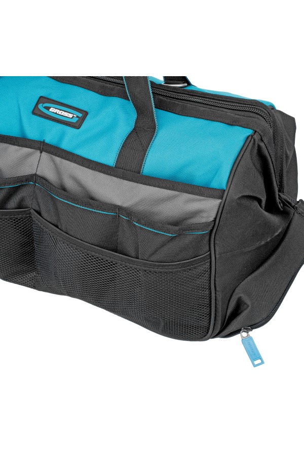 Сумка для инструмента, 500х280х290мм, выдвижная рукоятка, колеса, наплечный ремень Gross