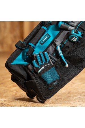 Сумка для инструмента, 500х280х290мм, выдвижная рукоятка, колеса, наплечный ремень// Gross