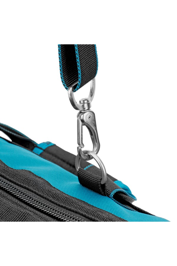 Сумка для инструмента, 500х280х290мм, выдвижная рукоятка, колеса, наплечный ремень Gross