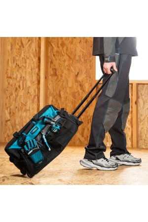 Сумка для инструмента, 500х280х290мм, выдвижная рукоятка, колеса, наплечный ремень// Gross