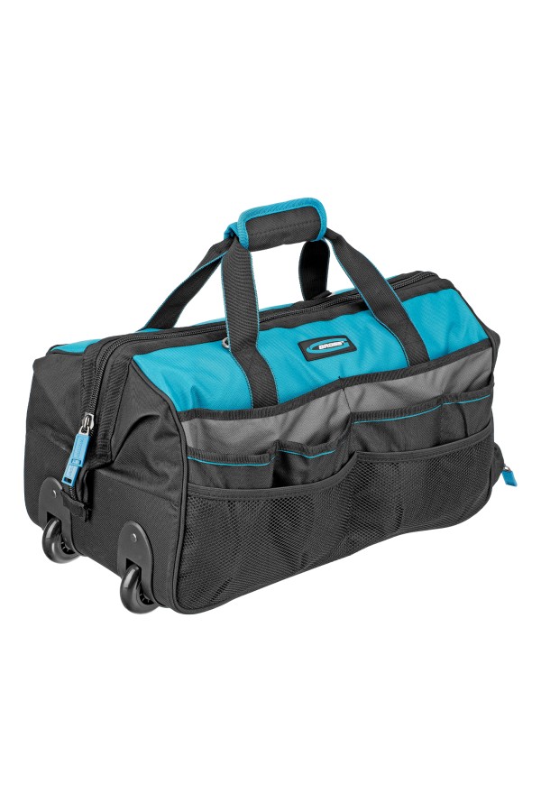 Сумка для инструмента, 500х280х290мм, выдвижная рукоятка, колеса, наплечный ремень Gross