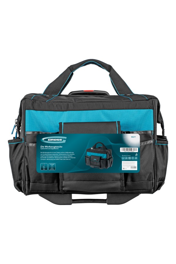 Сумка для инструмента, 460х240х340мм, выдвижная рукоятка, колеса Gross