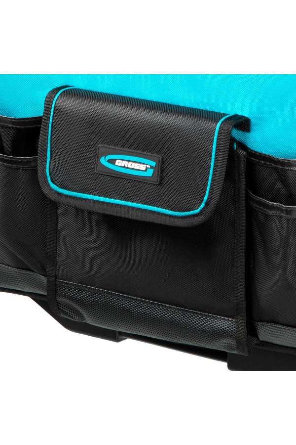 Сумка для инструмента, 460х240х340мм, выдвижная рукоятка, колеса Gross